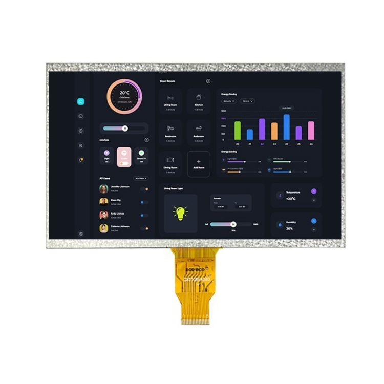 10,1 hazbeteko TFT LCD modulua