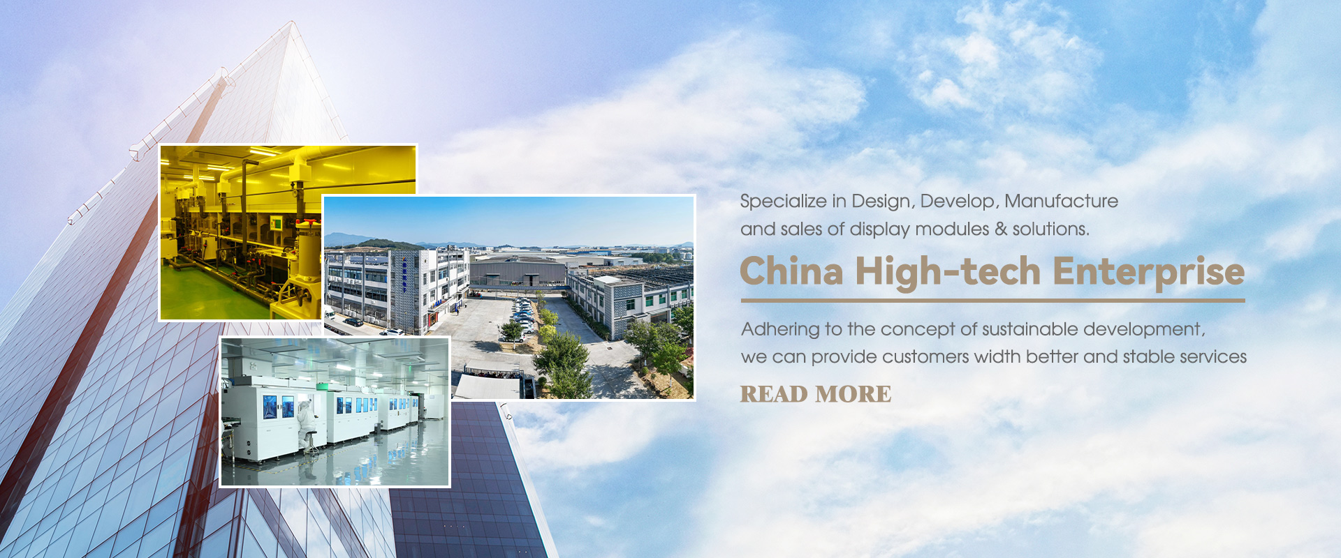 Txinako TFT pantaila hornitzailea